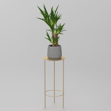 Soporte para flores 70x32 cm dorado