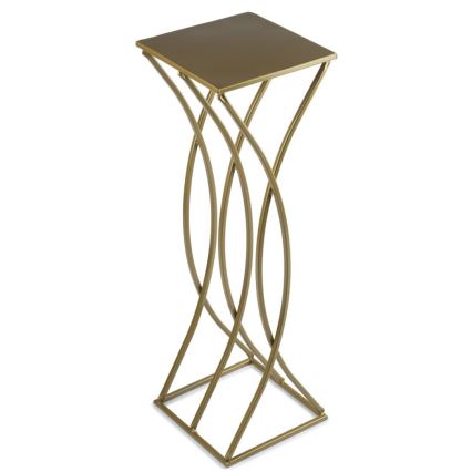 Soporte para flores 75x23 cm dorado