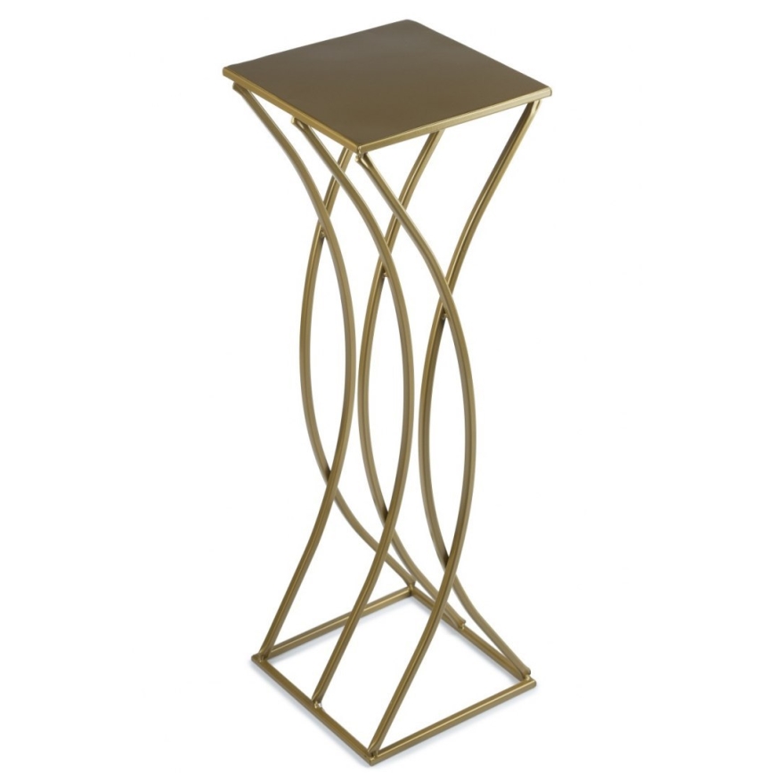 Soporte para flores 75x23 cm dorado
