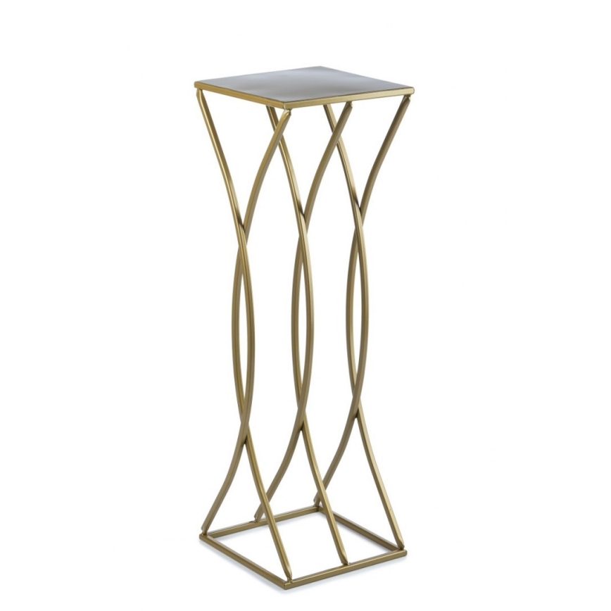 Soporte para flores 75x23 cm dorado