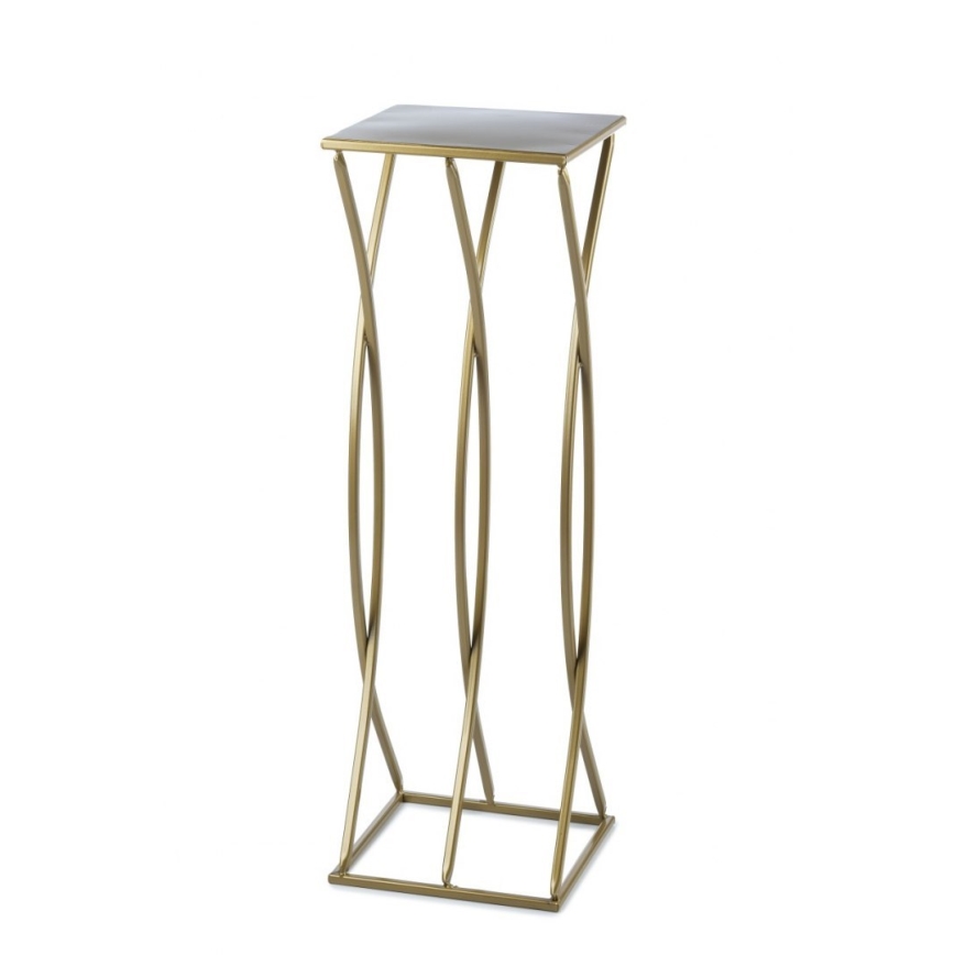 Soporte para flores 75x23 cm dorado