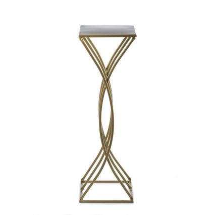 Soporte para flores 75x23 cm dorado