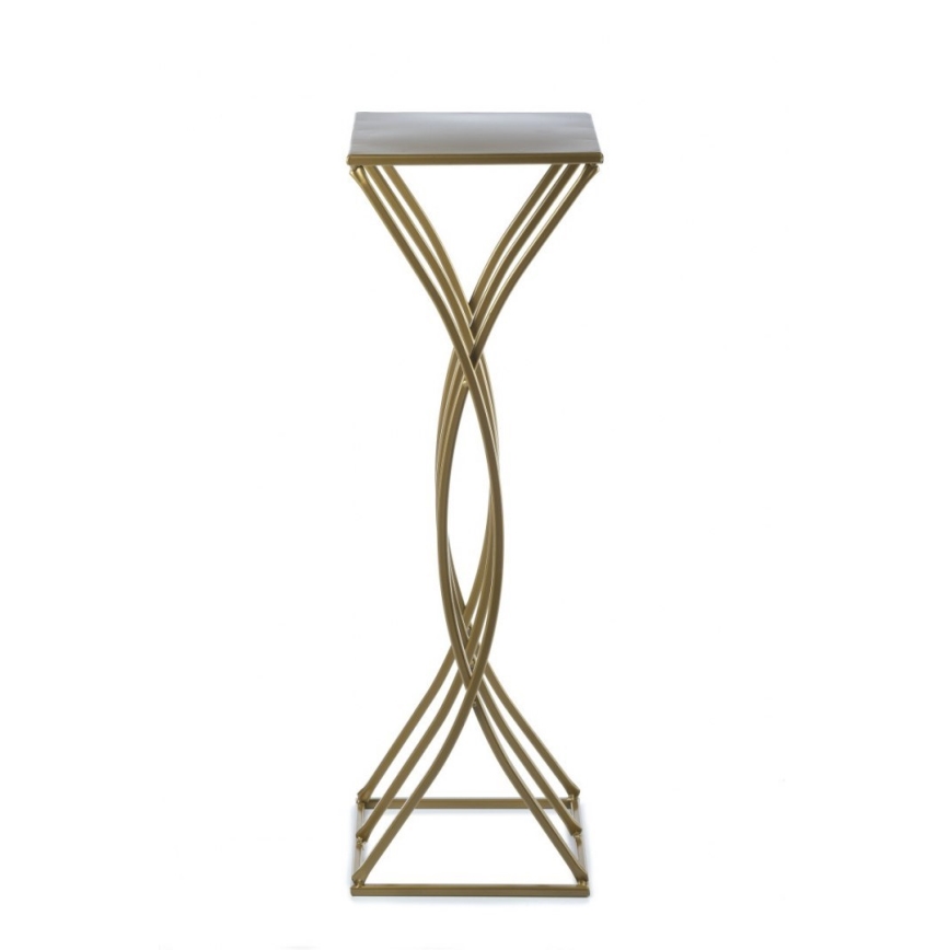 Soporte para flores 75x23 cm dorado