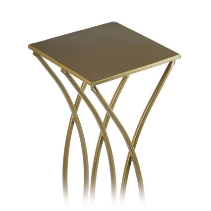 Soporte para flores 75x23 cm dorado