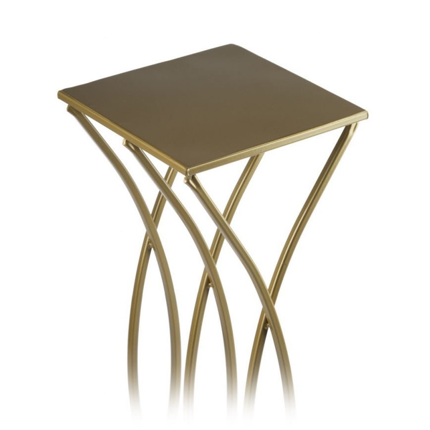 Soporte para flores 75x23 cm dorado
