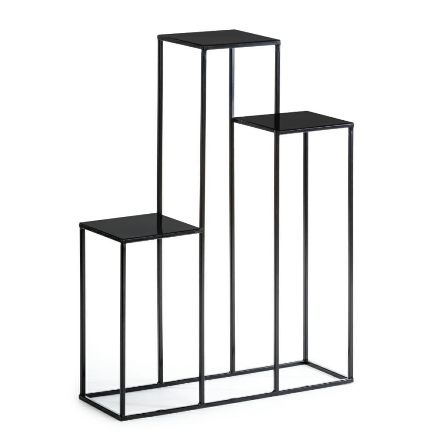 Soporte para flores 80x60 cm negro