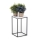 Soporte para flores BASICLOFT 40x24 blanco/negro