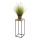 Soporte para flores BASICLOFT 60x24 negro/marrón