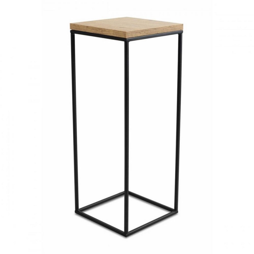 Soporte para flores BASICLOFT 60x24 negro/marrón