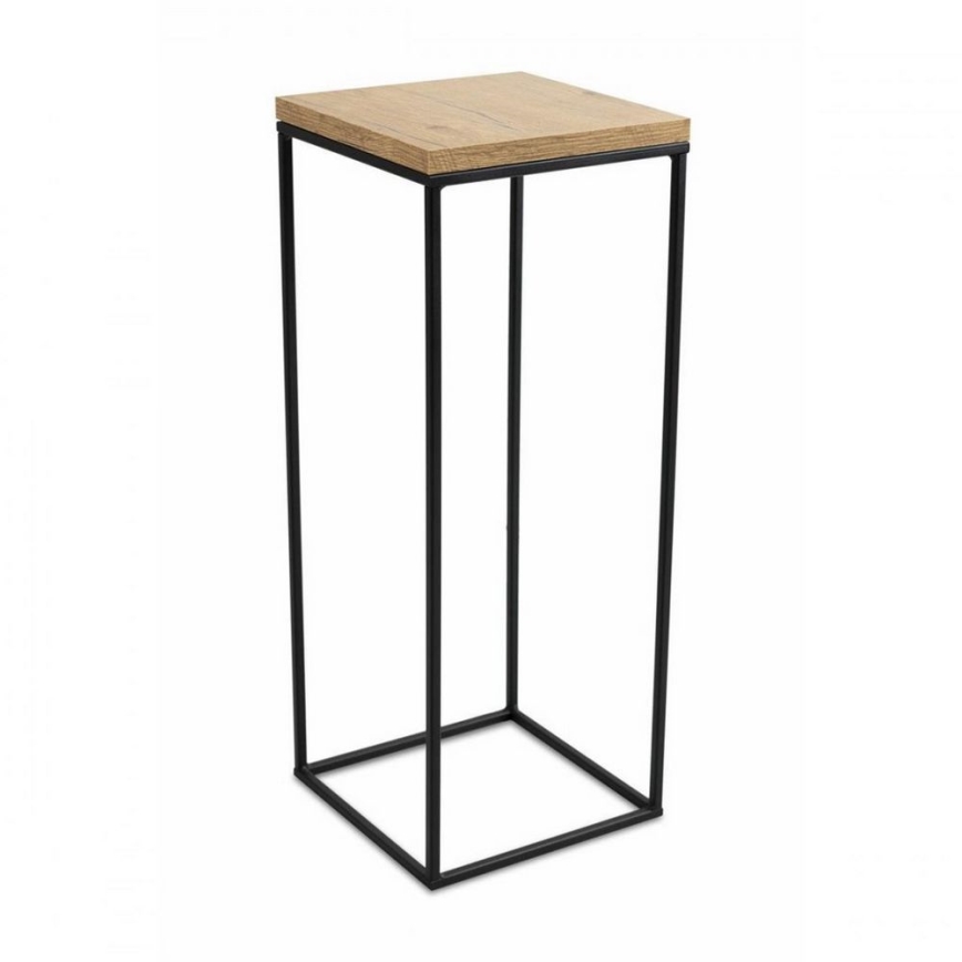 Soporte para flores BASICLOFT 60x24 negro/marrón