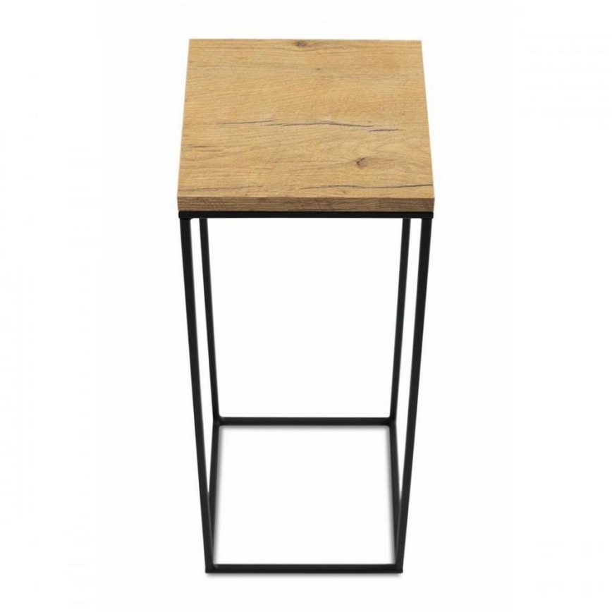 Soporte para flores BASICLOFT 60x24 negro/marrón