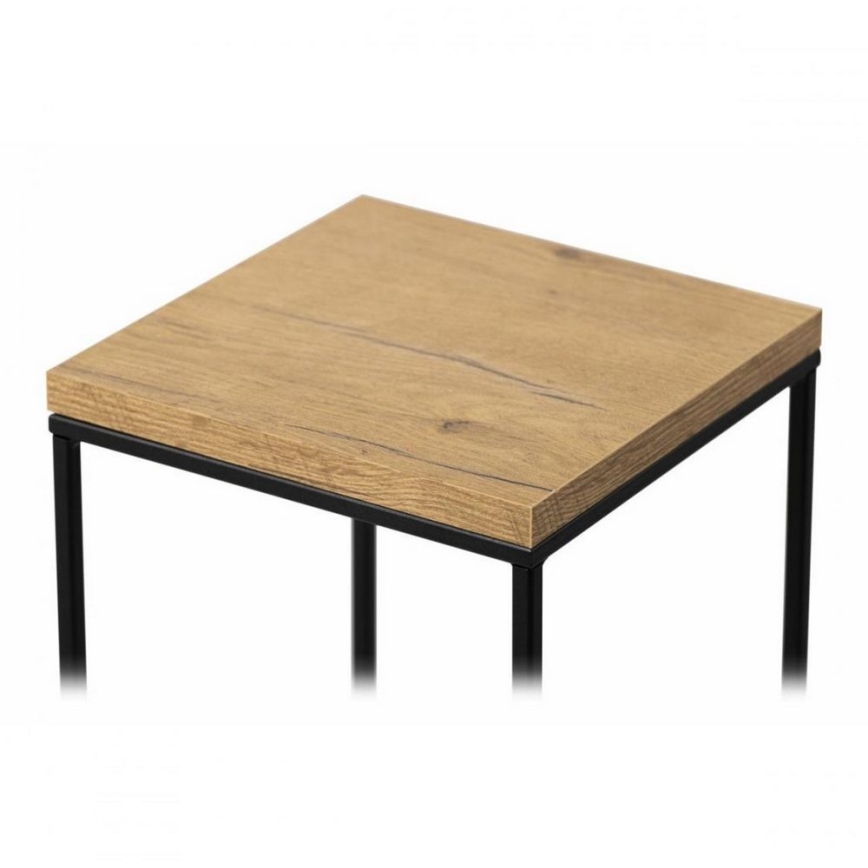 Soporte para flores BASICLOFT 60x24 negro/marrón