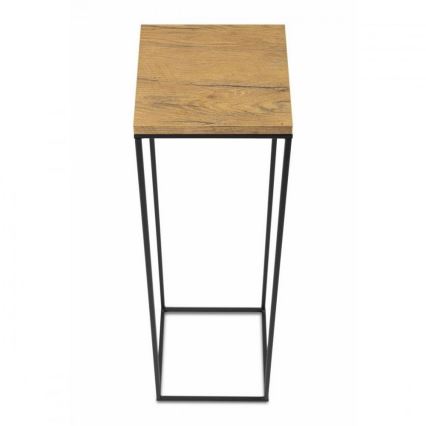 Soporte para flores BASICLOFT 80x24 negro/marrón