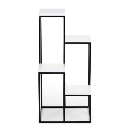 Soporte para flores KASKADA 70x34 negro/blanco