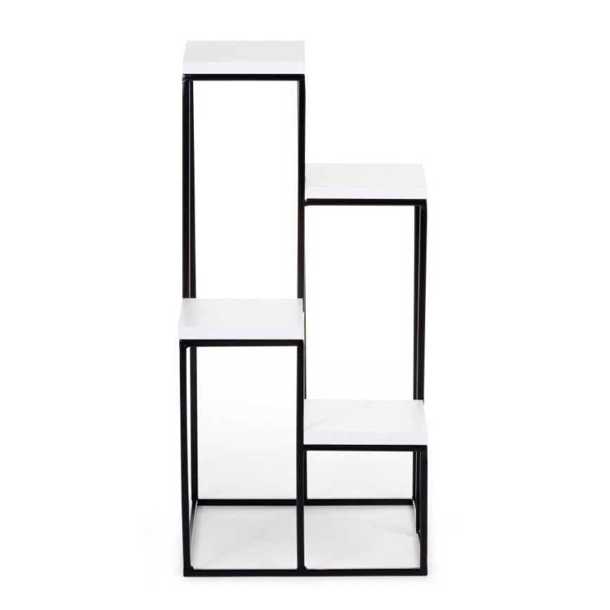 Soporte para flores KASKADA 70x34 negro/blanco