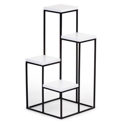 Soporte para flores KASKADA 70x34 negro/blanco