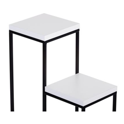 Soporte para flores KASKADA 70x34 negro/blanco