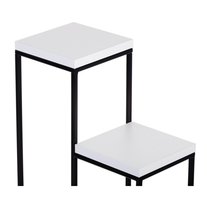 Soporte para flores KASKADA 70x34 negro/blanco