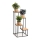 Soporte para flores KASKADA 70x34 negro/marrón