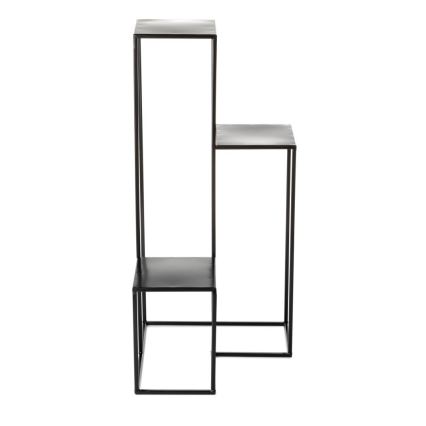 Soporte para flores KASKADA 85x40 cm negro