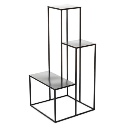 Soporte para flores KASKADA 85x40 cm negro