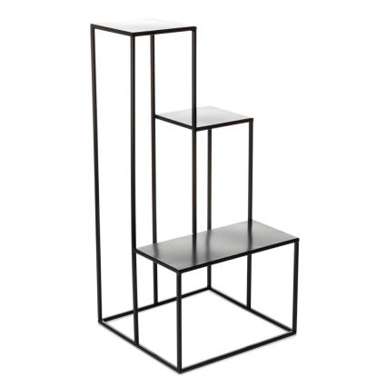 Soporte para flores KASKADA 85x40 cm negro