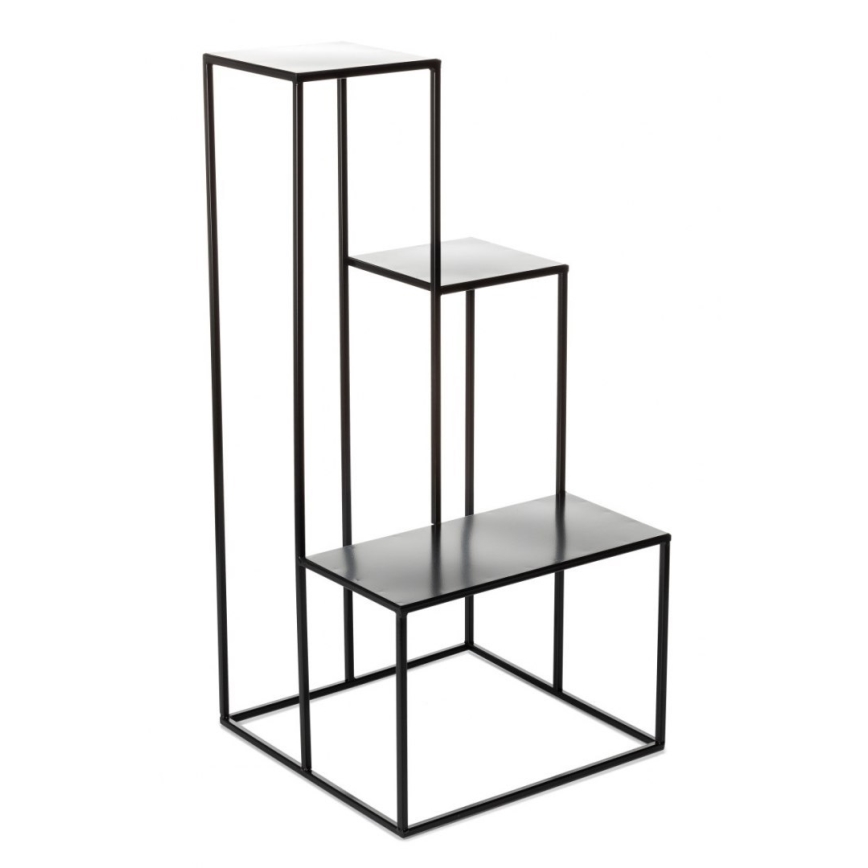 Soporte para flores KASKADA 85x40 cm negro