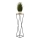 Soporte para flores LOFT 100x24 cm negro/marrón
