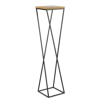 Soporte para flores LOFT 100x24 cm negro/marrón