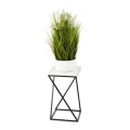 Soporte para flores LOFT 40x24 cm negro/blanco