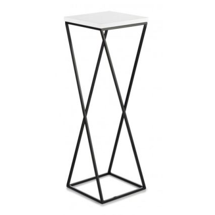Soporte para flores LOFT 70x24 cm negro/blanco