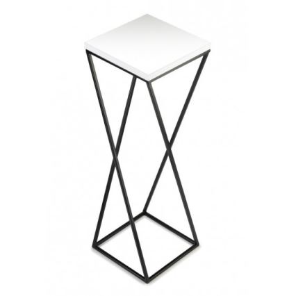 Soporte para flores LOFT 70x24 cm negro/blanco
