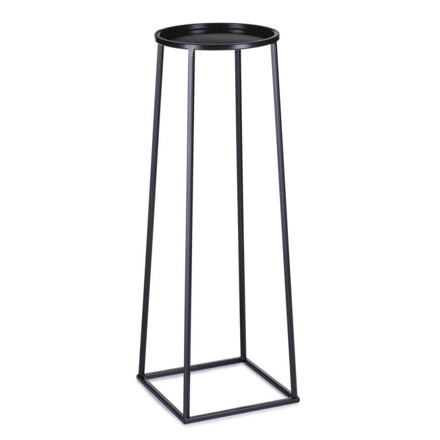 Soporte para flores LOFT 70x24 cm negro