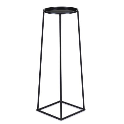 Soporte para flores LOFT 70x24 cm negro