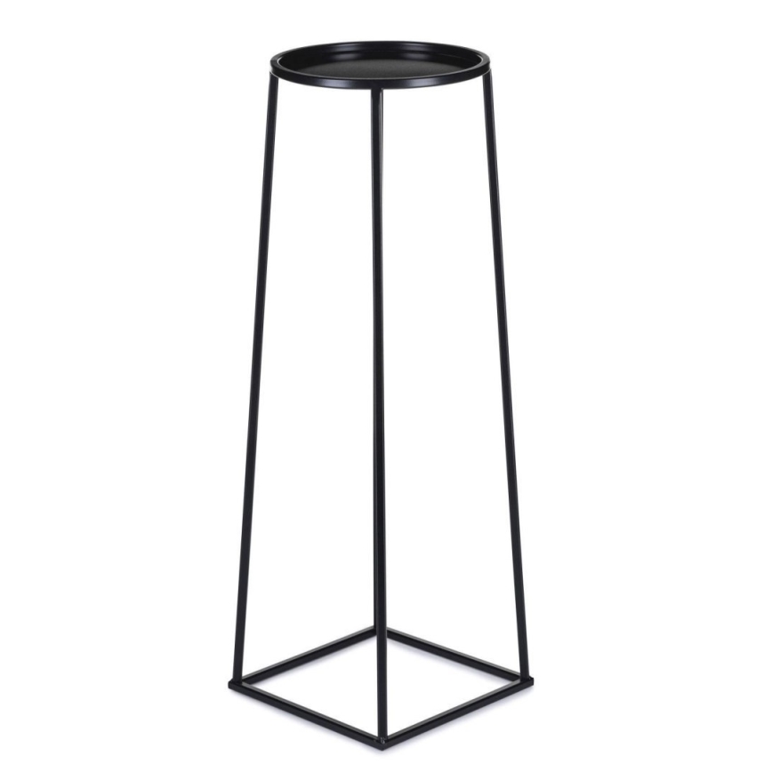 Soporte para flores LOFT 70x24 cm negro