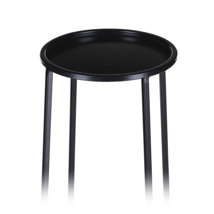 Soporte para flores LOFT 70x24 cm negro