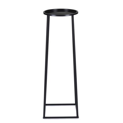 Soporte para flores LOFT 70x24 cm negro