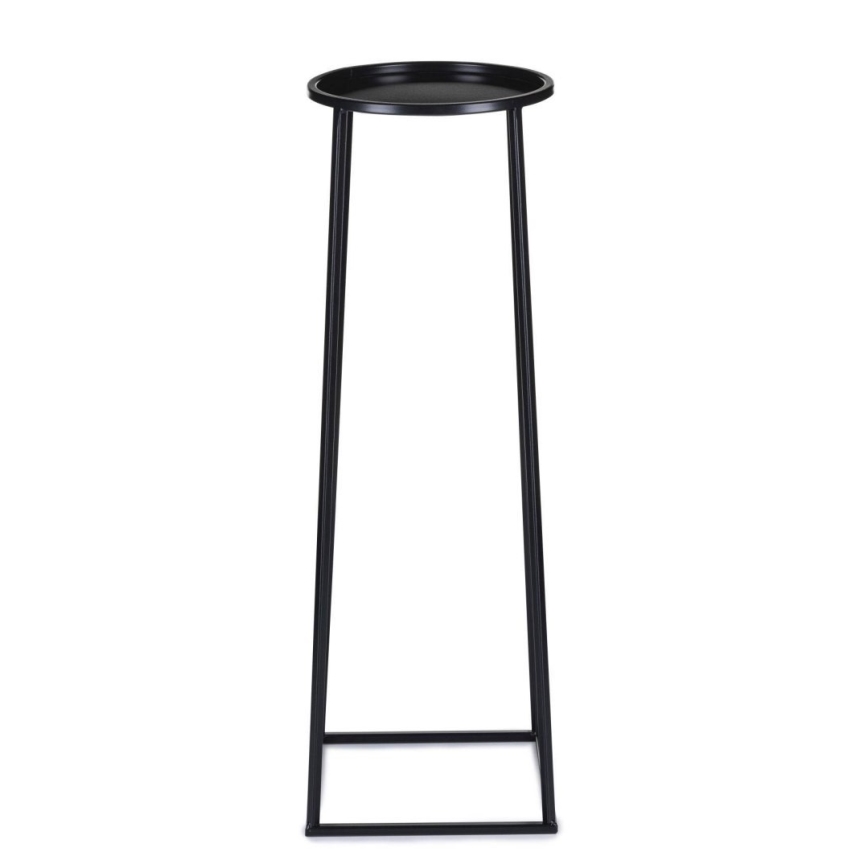 Soporte para flores LOFT 70x24 cm negro