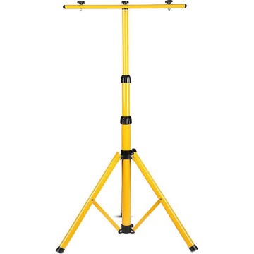 Soporte para focos 180 cm amarillo