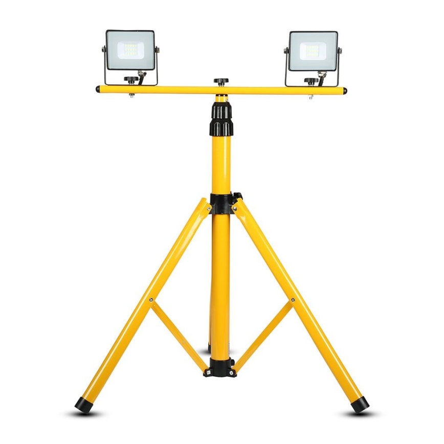 Soporte para focos 180 cm amarillo