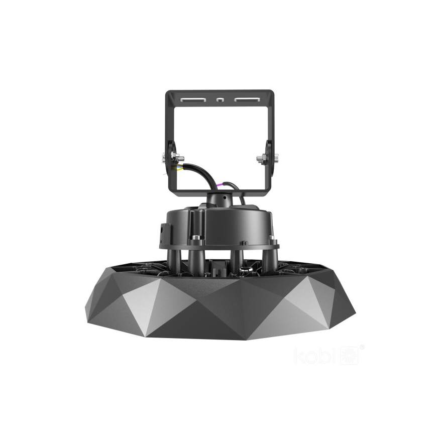 Soporte para luminaria industrial HIGHBAY, color negro