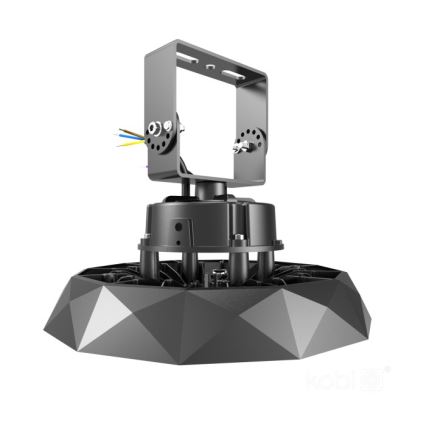 Soporte para luminaria industrial HIGHBAY, color negro