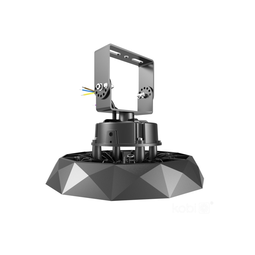 Soporte para luminaria industrial HIGHBAY, color negro