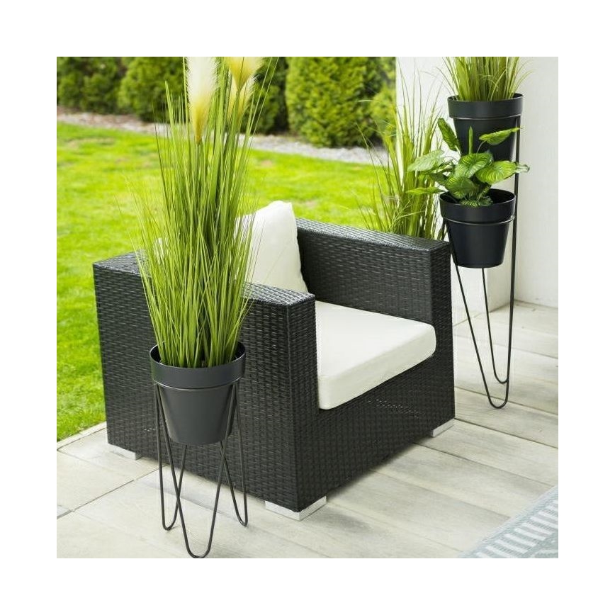 Soporte para maceta LOFT 50x30 cm negro