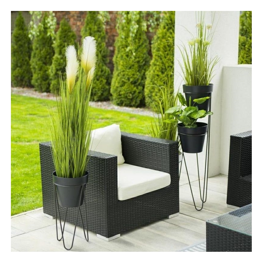 Soporte para maceta LOFT 50x30 cm negro