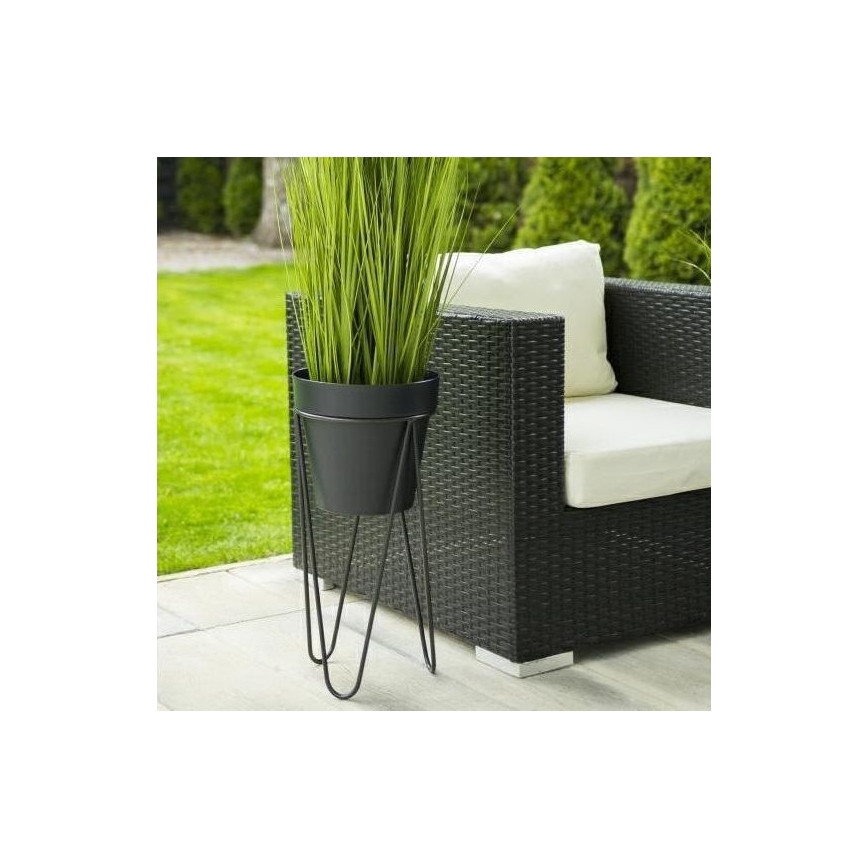 Soporte para maceta LOFT 50x30 cm negro