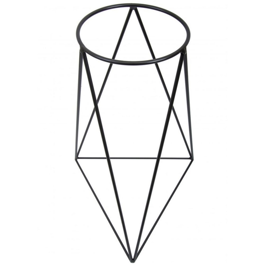 Soporte para maceta TRIANGL 60x45 cm negro