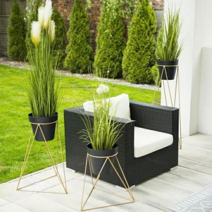Soporte para macetas TRIANGL 40x45 cm dorado