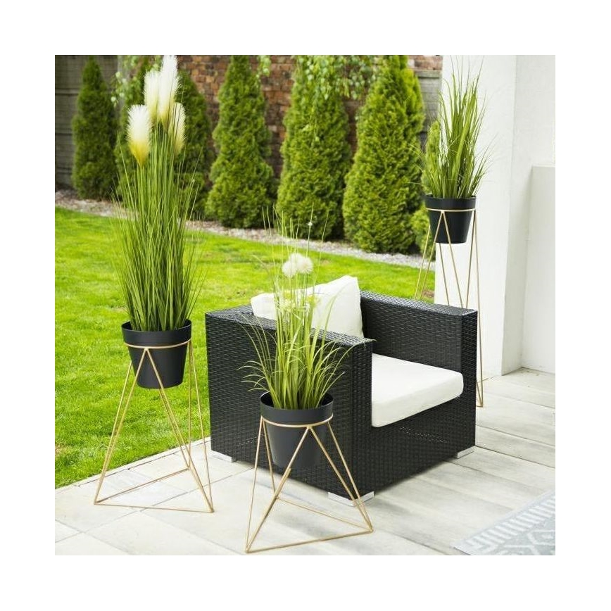 Soporte para macetas TRIANGL 40x45 cm dorado
