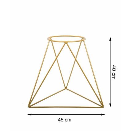 Soporte para macetas TRIANGL 40x45 cm dorado